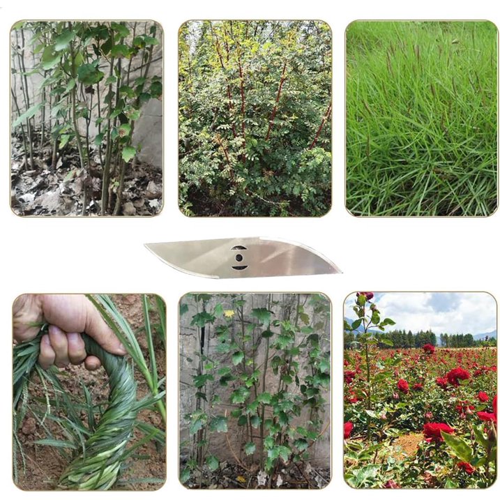 KingFurt 10 Pack Universal Metal Blades For String Trimmers Durable Lawn Care Attachments For Grass Cutting