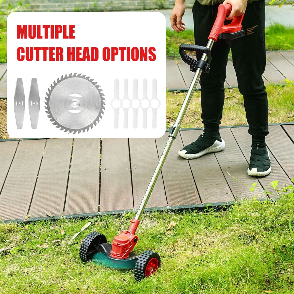 KingFurt 21V Brushless String Trimmer,Electric Weed Eater,for Lawn Garden Pruning/Trimming