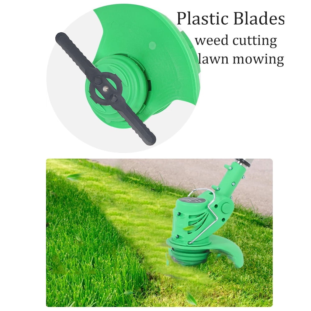 KingFurt Electric Grass String Trimmer Cordless Weed Eaters Lawn Edger Weed Wacker Cutter with 2 Battery