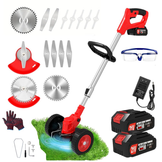 KingFurt 21V Brushless String Trimmer,Electric Weed Eater,for Lawn Garden Pruning/Trimming