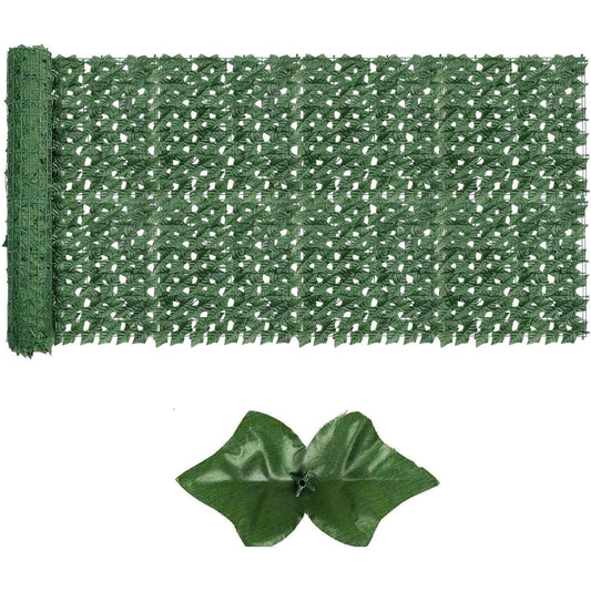 KingFurt Artificial Ivy Privacy Fence Screen 40"x118" UV-Anti Fake Leaves Plant Vine Ideal for Indoor Outdoor Garden Decor