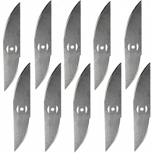 KingFurt 10 Pack Universal Metal Blades For String Trimmers Durable Lawn Care Attachments For Grass Cutting