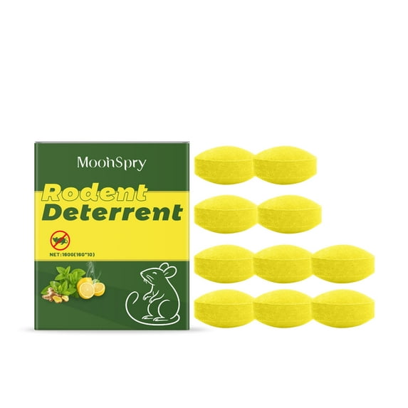 Kqiang Rodents Repellent with Peppermint Oil, Mouse, Rat & Squirrel Repellent Balls for Garage, Attic, Car Engines,Natural Mice/Mole Deterrent