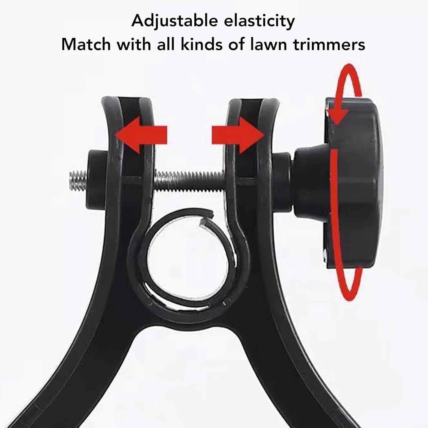 KingFurt String Trimmer Support Wheel, Adjustable Support Wheels Attachment, Fit for Most Lawn Trimmer Electric Brushcutter Strimmer for Easy Push
