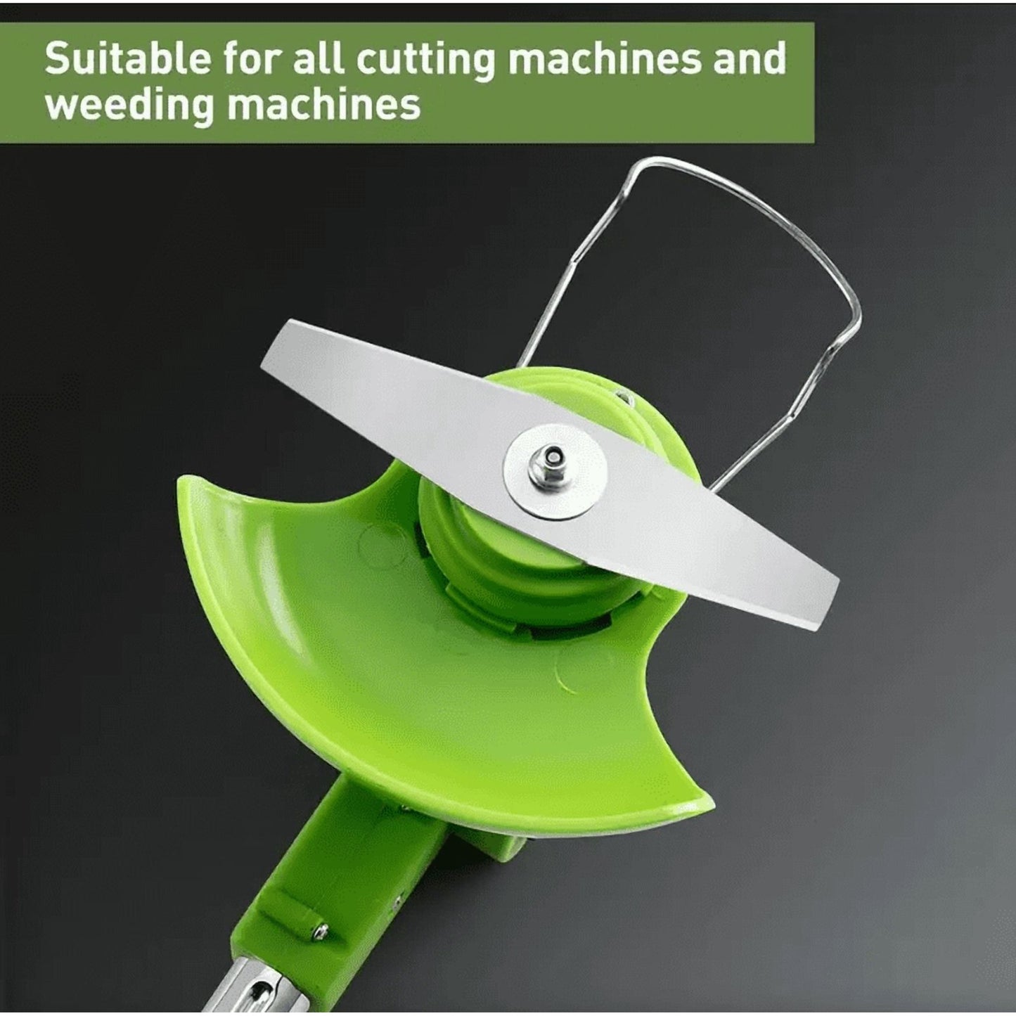 KingFurt 10 Pack Universal Metal Blades For String Trimmers Durable Grass Cutting Attachments