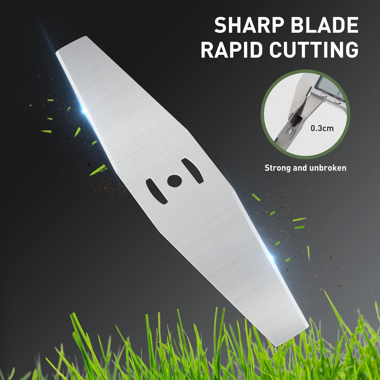 KingFurt 10-Piece Universal Durable Metal Blades String Trimmer Replacement Parts